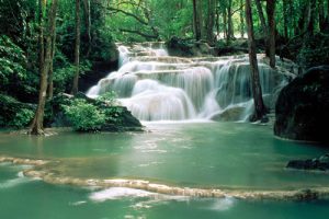 Kanchanaburi Erawan waterfall